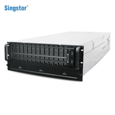 鑫云（Singstor）SS200P-60R高性能60盘位光纤共享磁盘阵列万兆中央存储标配裸机(不含硬盘)