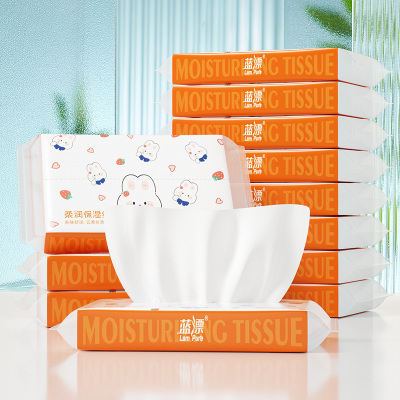 蓝漂萌宠系列保湿纸11包120张3层40抽乳霜纸