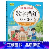 数字描红0-20 单本 [正版]幼儿园学前数字描红1一10一20 幼小衔接1到10到20 100 儿童书籍3-6岁三四五