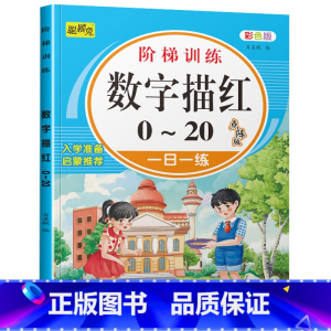数字描红0-20 单本 [正版]幼儿园学前数字描红1一10一20 幼小衔接1到10到20 100 儿童书籍3-6岁三四五