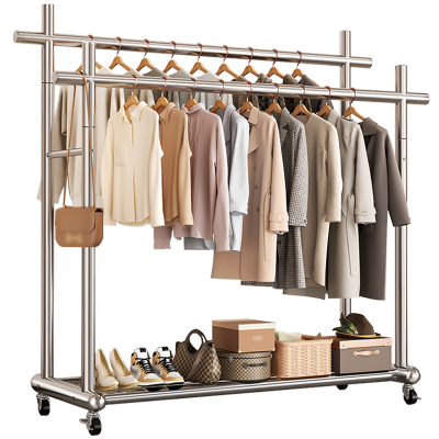 彭梵不锈钢双杆晾衣架