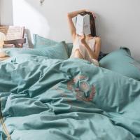 家柏饰(CORATED)款四件套女全棉全棉北欧风床单被套床上用品单人被子三件套