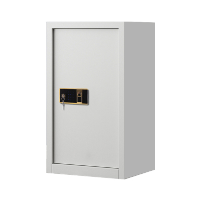 正斌指纹电子保密柜钢制密码文件柜档案柜矮柜保密资料柜办公柜单门白色钥匙指纹