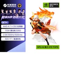 机械革命(MECHREVO)翼龙15Pro 15.3英寸99Wh长续航轻薄游戏笔记本电脑 AI7 H-350 32G 1T RTX5060 2.5K 240H 白