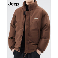 Jeep吉普棉衣外套男士加厚面包服2025年冬季新款保暖休闲棉服男装