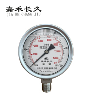 嘉禾长久 不锈钢耐震压力表 YN100BF 0-100Mpa 个