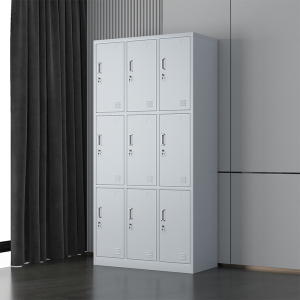 中豫鑫泽ZYXZ4071961铁皮更衣柜储物柜办公柜鞋柜 9门更衣柜(加厚款)