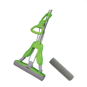 3M思高大平面拖把免手洗对折挤水胶棉拖把干湿两用一拖净送替换装 默认颜色