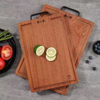 张小泉 乌檀木切菜板 实木厨房家用砧板案板 菜刀菜板 小号36*24cm