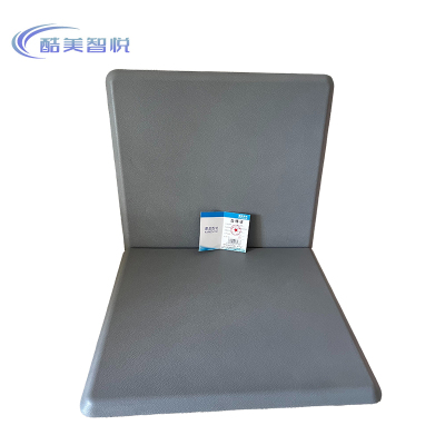 酷美智悦 PU等候椅坐垫含靠背灰色 KM-XS495 套