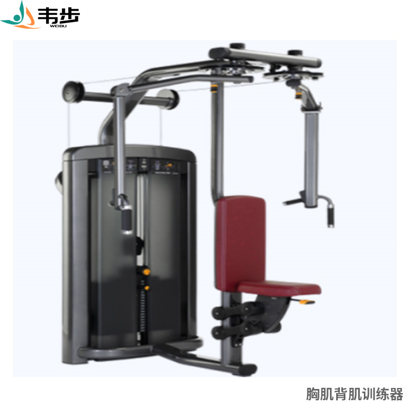 韦步LS503商用坐式直臂夹胸手臂收合反飞鸟胸背肌训练局部型力量器械
