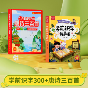 儿童识字大王宝宝认字卡片启蒙早教发声书一年级有声点读机幼儿园