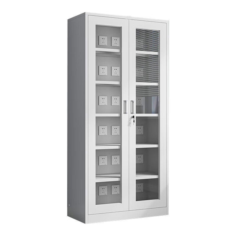 豫众诺 工具充电柜 通玻六排插座 台