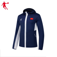 乔丹 梭织夹克 团购专享梭织夹克 男女同款 蓝丝绒/乔丹白 ZJD43221963A 件(4XL)