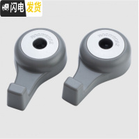 三维工匠汽车挂钩 隐藏式椅背挂钩车用车内置物钩 车载多功能汽车头枕挂钩 圆型[月光银+灰]挂钩一对