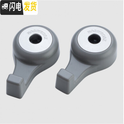 三维工匠汽车挂钩 隐藏式椅背挂钩车用车内置物钩 车载多功能汽车头枕挂钩 圆型[月光银+灰]挂钩一对