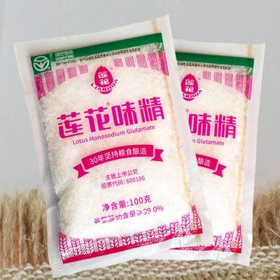 莲花味精100g组合装味精餐饮店家用味精炒菜煲汤纯粮酿造调味3袋
