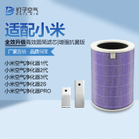 适配小米空气净化器滤芯2s/1/2/3代/pro过滤网