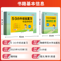(6本)语文+数学+英语[总复习+真题刷] 小学升初中 [正版]2024版53小升初总复习必刷题人教版真题卷小学六年级下