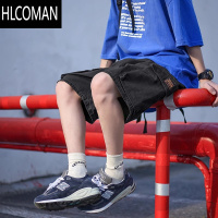 HLCOMAN卡其色工装短裤男夏季美式宽松复古五分裤子潮牌免烫适用青少年运动 棉免烫 卡其色工装短裤 五分裤中腰设计 夏