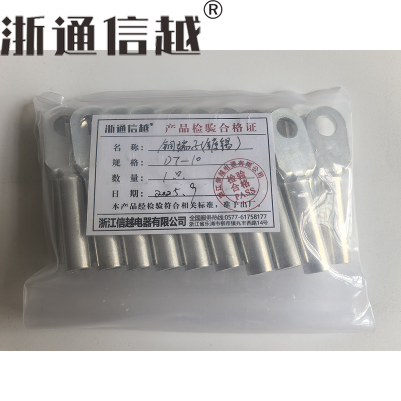 浙通信越 铜端子(镀锡)DT -10/只