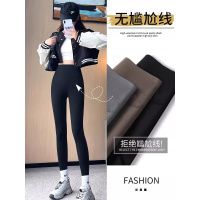 小个子鲨鱼裤女新款春秋季高腰收腹提臀瑜伽裤黑色打底裤外穿