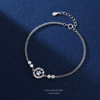 鑫铂尼XINPLANE925纯银手链情侣款防过敏工艺精湛时尚简约设计