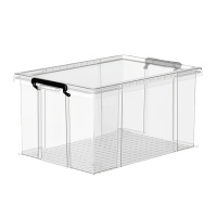 铁洋 透明直角抗压收纳箱 108L(70.5*48*38cm) 个