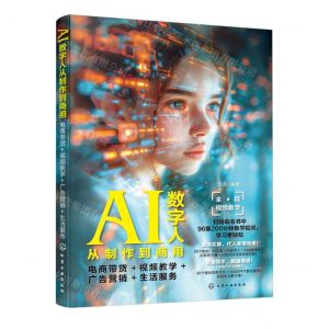 [N]AI数字人从制作到商用(电商带货+视频教学+广告营销+生活服务)-9787122450753
