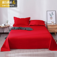 老粗布床单 单件棉加厚棉1.5m2米x2.3双人三件套棉布被单 三维工匠