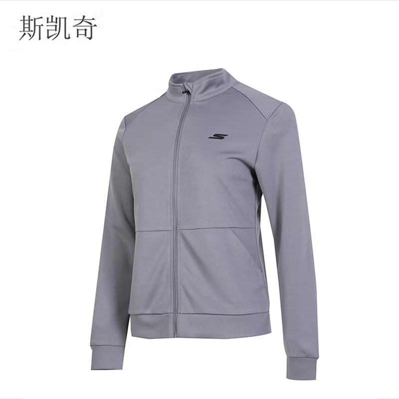 斯凯奇 女款针织休闲夹克 P224W162-05CQXXL 件