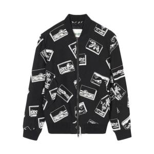 高田贤三(Kenzo)男运动卫衣纯色拼接印花棒球外套情侣款百搭套头