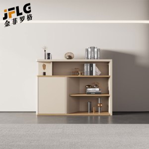 金菲罗格茶水办公柜子隔断储物柜矮柜置物柜 100*100*40cm