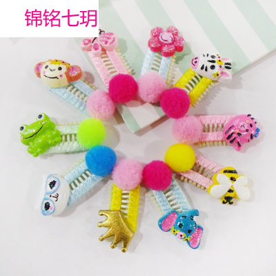 日韩外贸宠物饰品泰迪约克夏贵宾猫咪可爱配饰手工制作发梳夹发饰