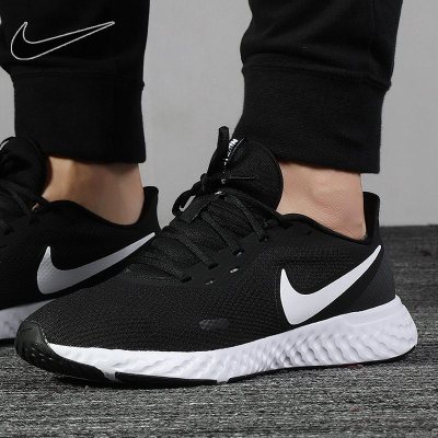 NIKE耐克男鞋2021春季新款低帮网面运动鞋休闲舒适跑步鞋BQ3204-002