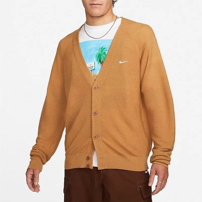 NIKE耐克外套SB CARDIGAN运动休闲保暖针织男装上衣DQ6307-722 D