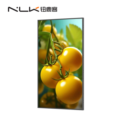 钮鹿客 65英寸 薄款壁挂广告机 高色域 纯平面 贴墙安装 高清液晶 数字标牌 海报机 安卓一体机
