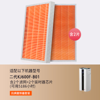 适配完美宜悦空气净化器滤网2代滤芯KJ600F-B01[抗菌纯hepa]