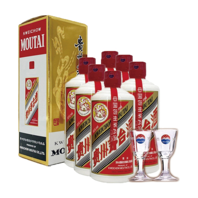 茅台 贵州茅台酒 飞天 53度 500ml*6 整箱装 2019年产 老年份酒