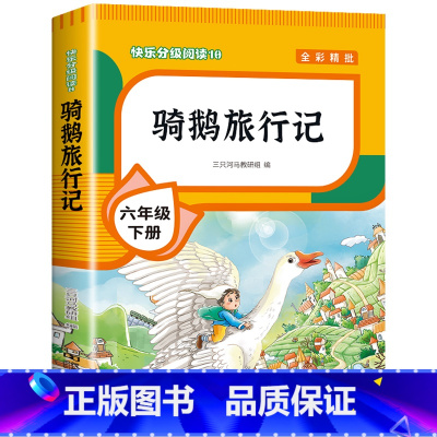 [单本]骑鹅旅行记 [正版]全套4册 鲁滨逊漂流记六年级下册的课外书阅读原著完整版汤姆索亚历险记爱丽丝漫游奇境尼尔斯骑鹅
