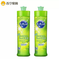 日本原装进口花王洗洁精深层去油污不残留不伤手葡萄味2瓶装组合