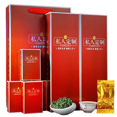 痴福新茶安溪县铁观音兰花香茶叶浓香型正韵乌龙茶礼盒装茶叶450g私人订制铁观音450克