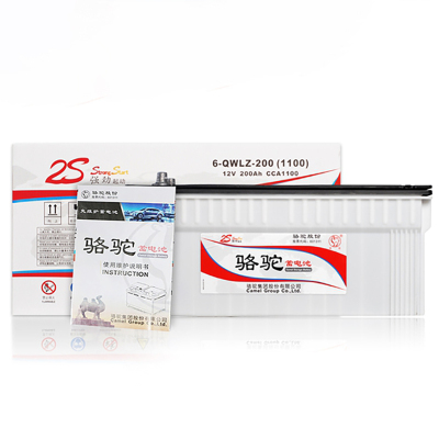 骆驼 蓄电池12V200Ah 6-QWLZ-200 只