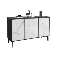 慧采云 茶水柜现代简约办公室茶具柜储物收纳矮柜餐边柜经理室会议办公茶台