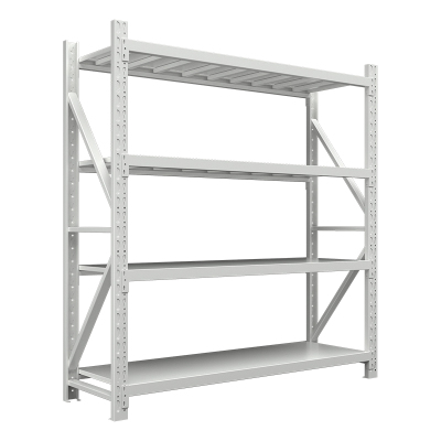 臻远 ZYCC-ZX-05 重型货架主架 1800*500*2000 灰白色每层平均承重500公斤