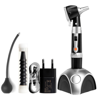 凯伦特耳镜家用光纤电耳镜专业耳科医用检耳镜五官检查器耳窥放大 (充电/大视窗)