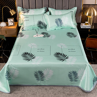 伊伊爱 大版时尚印花冰感凉席三件套