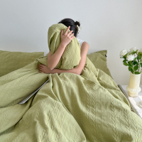 天山柔 1.2m/1.5m/1.8m/2.0m床 针织麦穗提花水洗棉 套件 (计价单位:套)