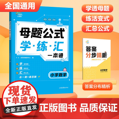 53天天练小学数学母题公式学练汇一本通三四五六年级全国通用小学数学母题大全人教版小学数学核心母题题型小学3456年级数学
