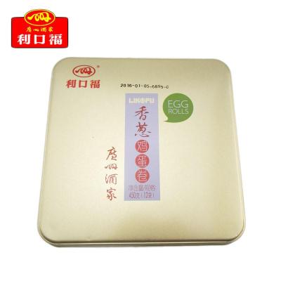 广州酒家利口福香葱鸡蛋卷450克铁罐装送礼佳品默认尺寸默认尺寸